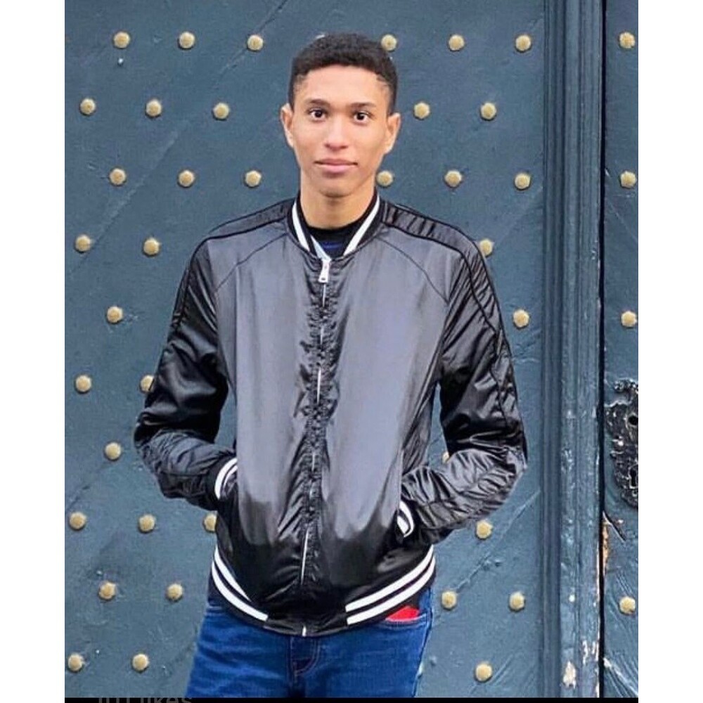 Seven Vintage Super Rare Nylon Bomber Jacket Shiny Silky